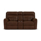 Flexsteel Mason Reclining Loveseat with Console