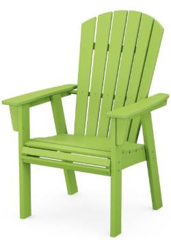 Nautical Curveback Adirondack Dining Chair