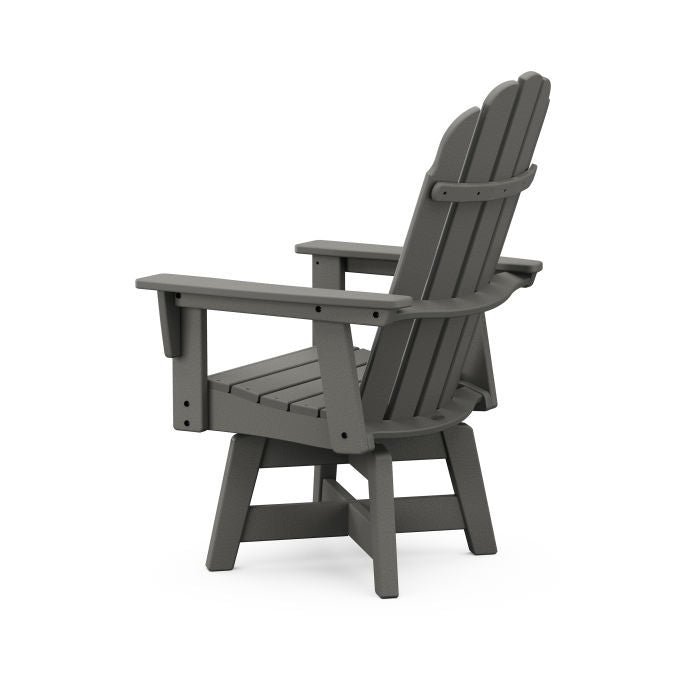 Vineyard Curveback Adirondack Swivel Dining Chair