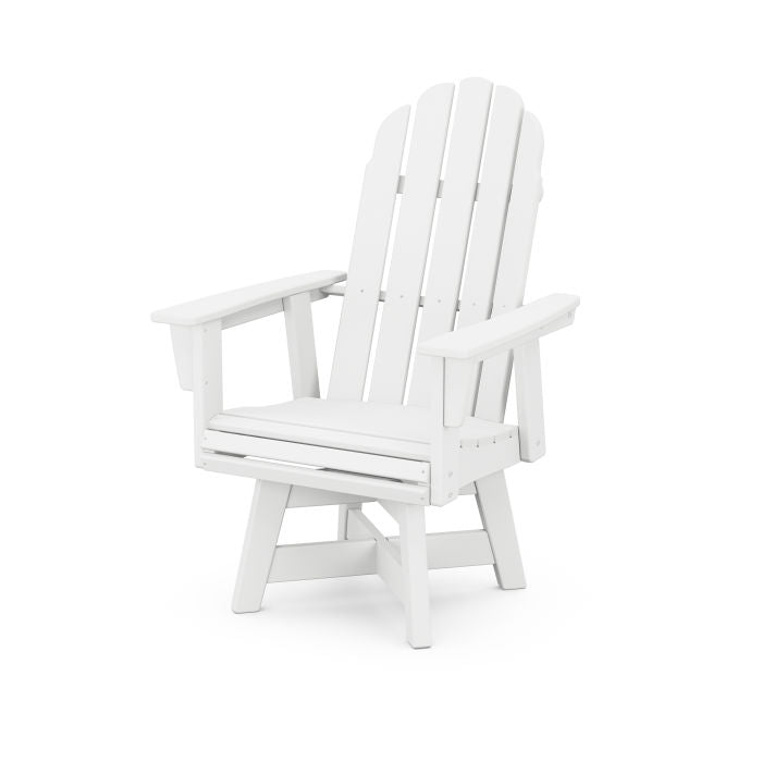 Vineyard Curveback Adirondack Swivel Dining Chair