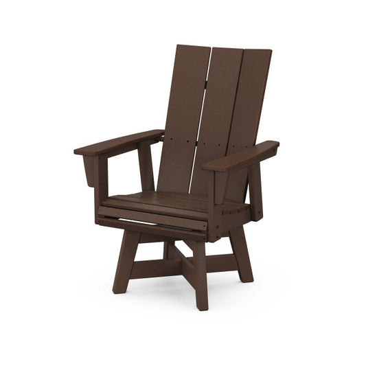 Modern Curveback Adirondack Swivel Dining Chair