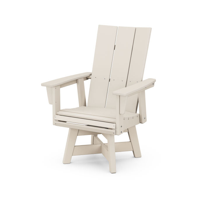 Modern Curveback Adirondack Swivel Dining Chair