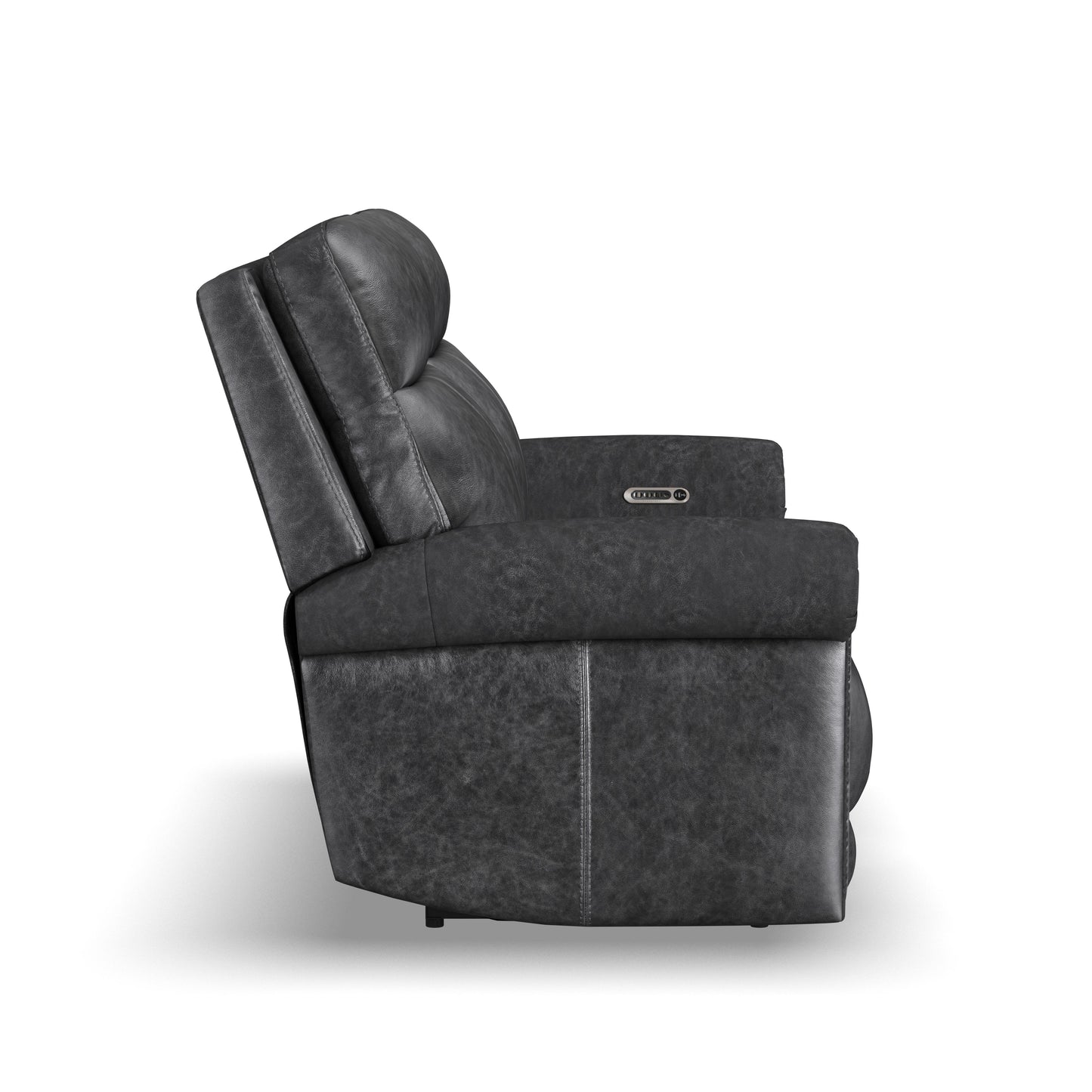 Flexsteel Alexander Power Reclining Loveseat with Power Headrest & Lumbar