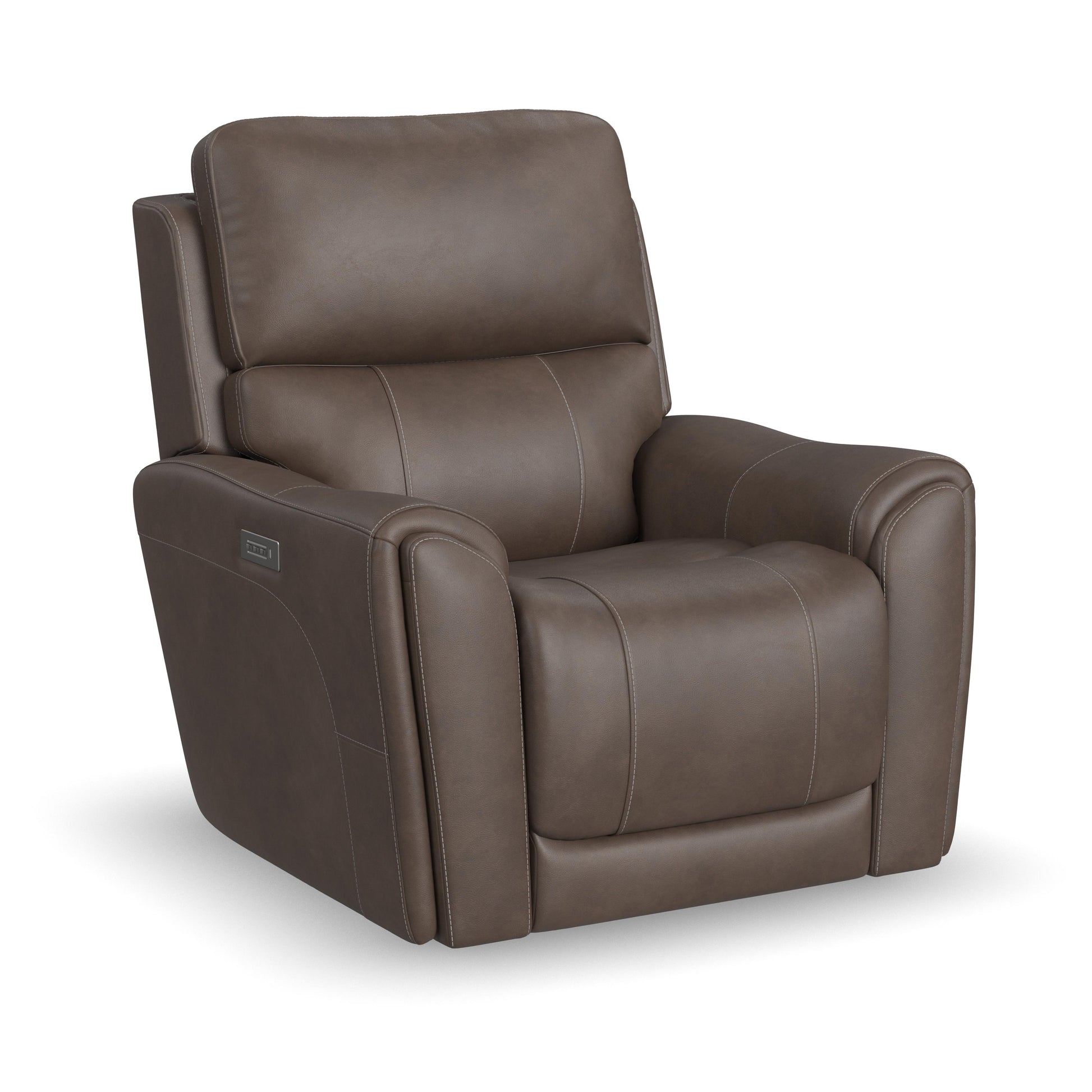 Flexsteel Carter Power Recliner with Power Headrest & Lumbar
