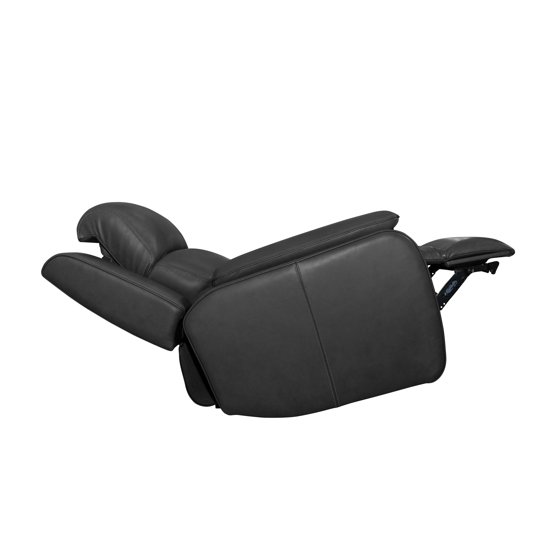 Flexsteel Ziggy Leather Power Recliner with Power Headrest, Lumbar, Heat & Massage