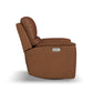 Flexsteel Henry Power Swivel Gliding Recliner with Power Headrest, Lumbar, Heat & Massage