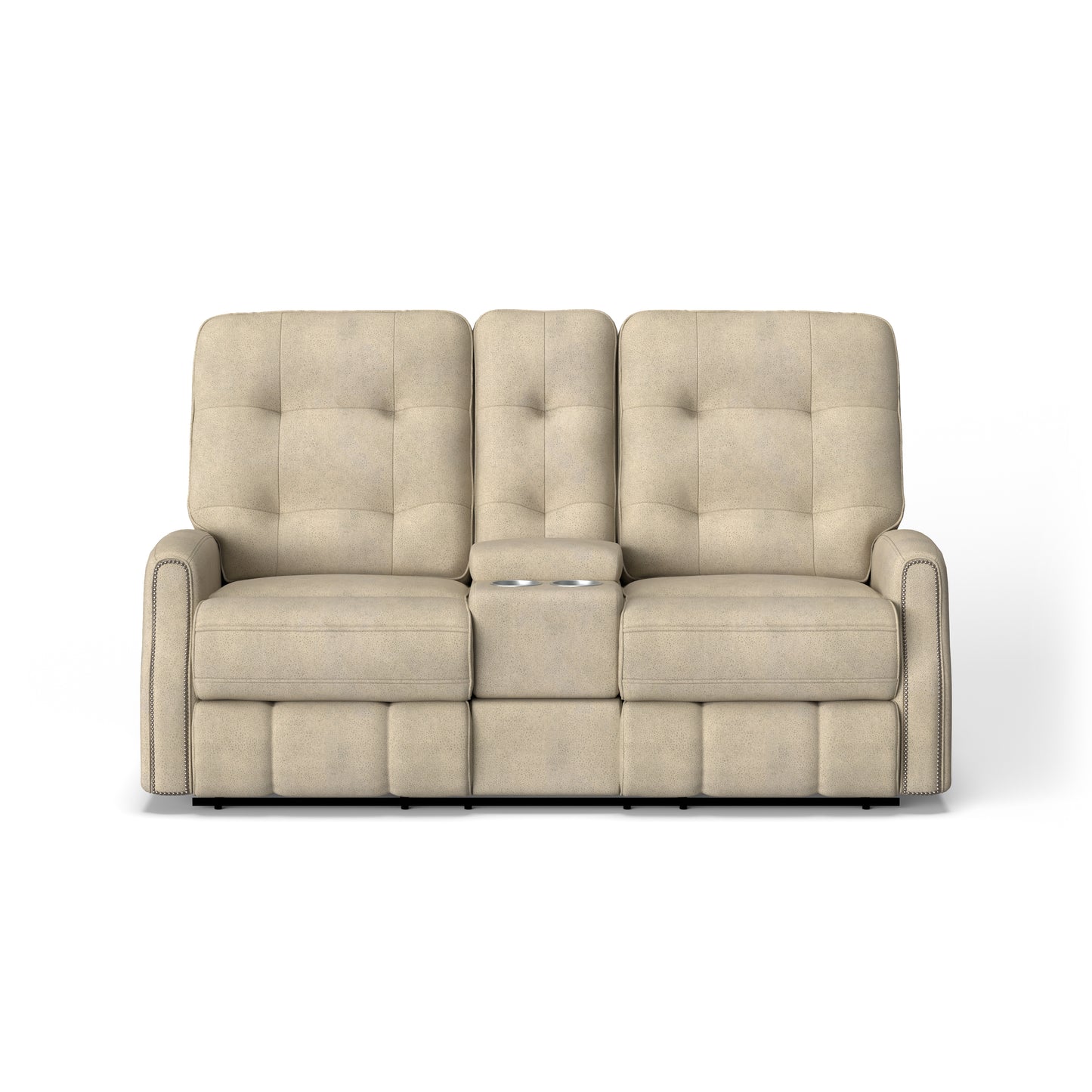Flexsteel Devon Reclining Loveseat with Console