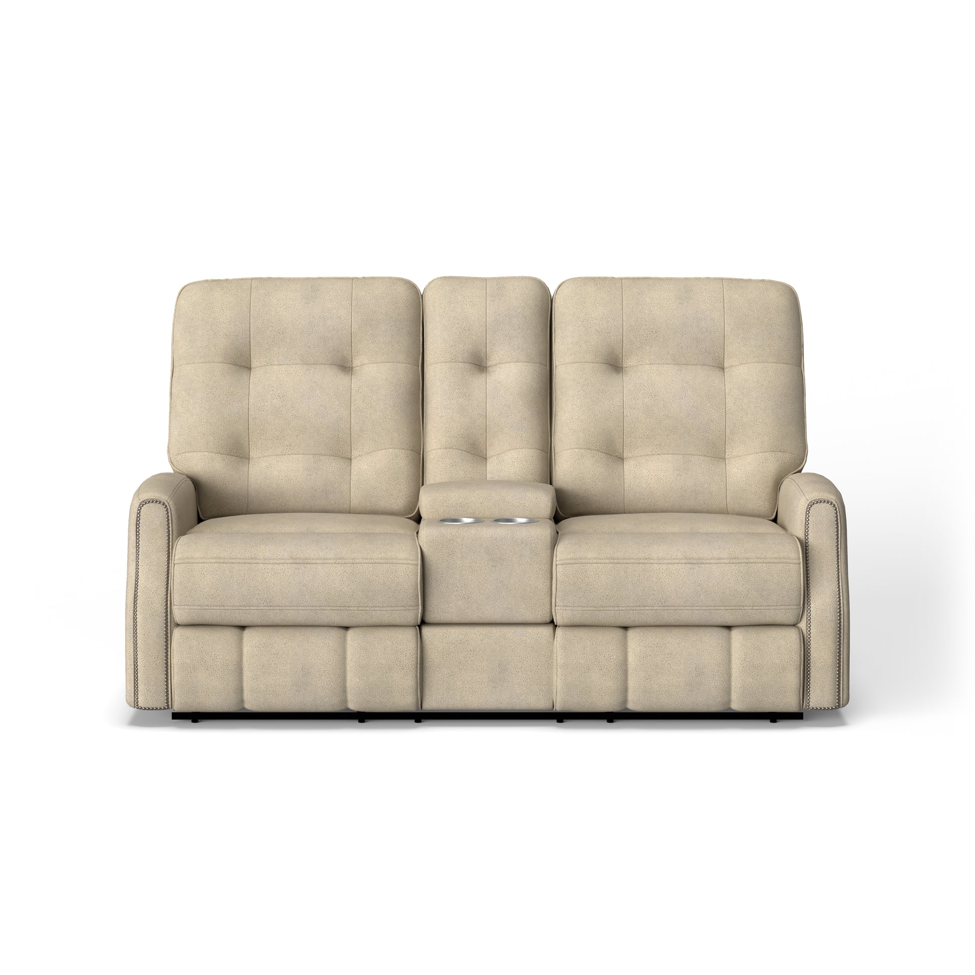Flexsteel Devon Reclining Loveseat with Console