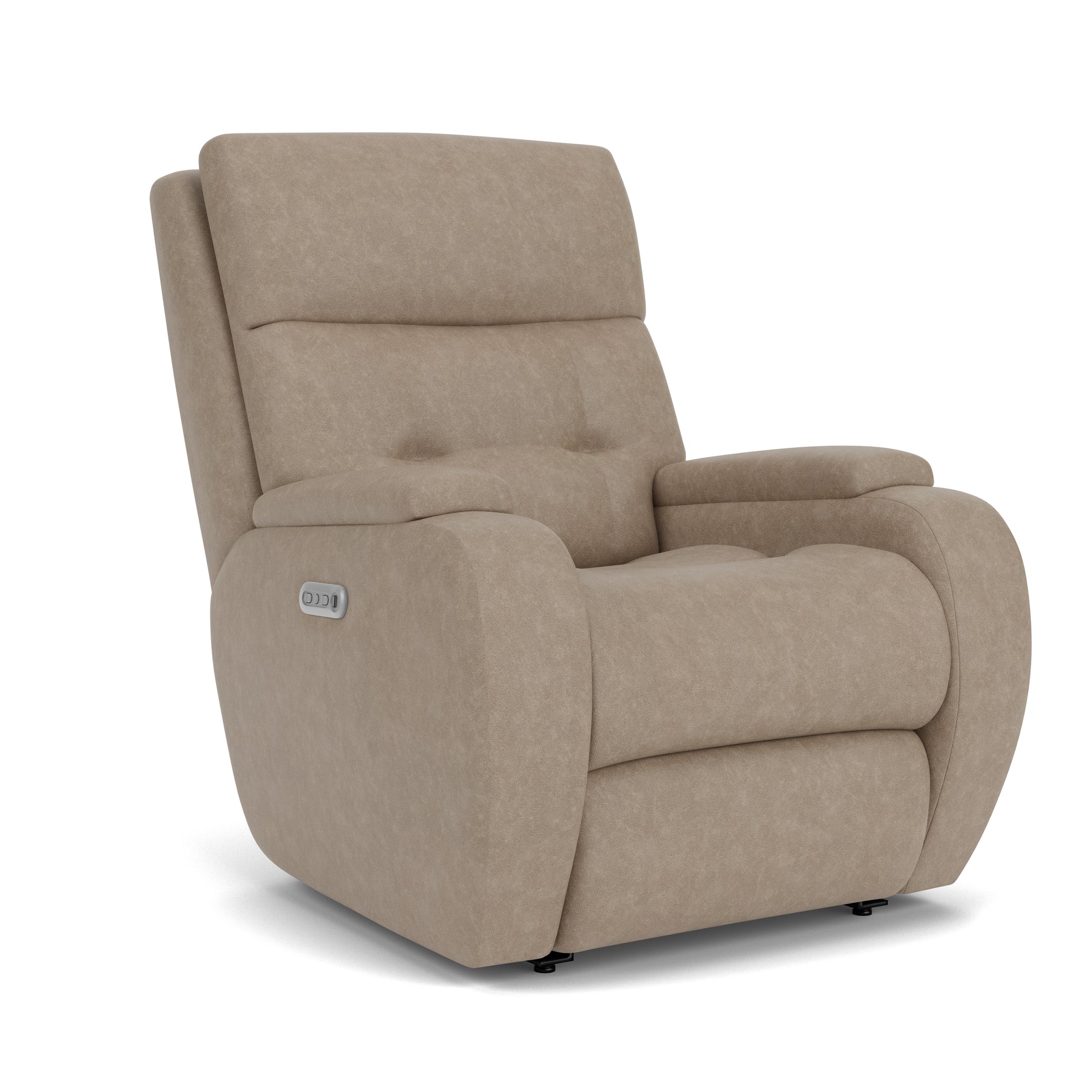 Flexsteel Strait Power Recliner with Power Headrest