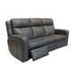 Flexsteel Wyatt Leather Power Reclining Sofa with Power Headrests & Lumbar