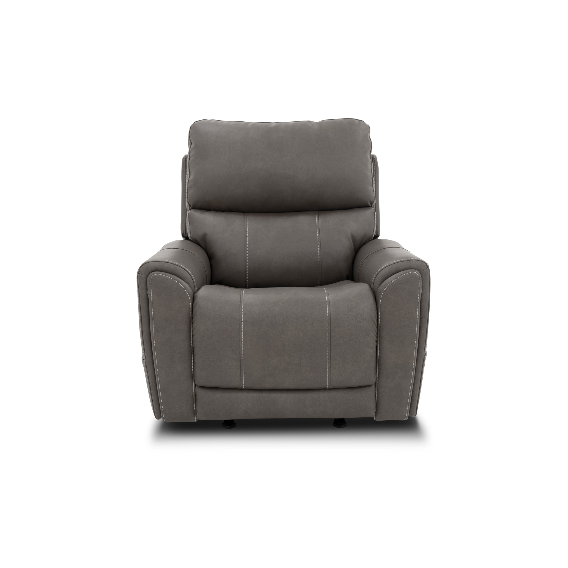 Flexsteel Carter Power Rocking Recliner with Power Headrest, Lumbar, Heat & Massage