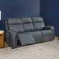 Flexsteel Warren Power Reclining Sofa with Console, Power Headrest & Lumbar