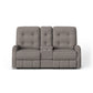 Flexsteel Devon Power Reclining Loveseat with Console & Power Headrests