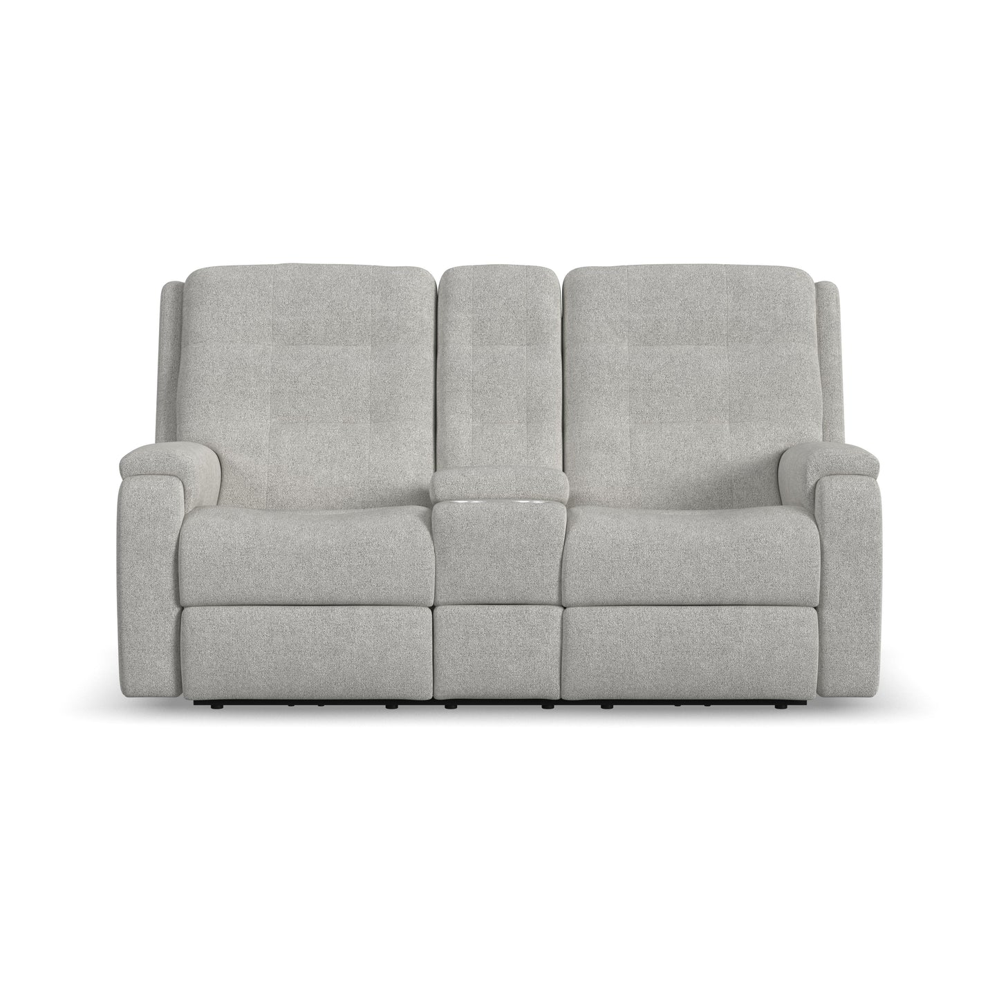 Flexsteel Arlo Power Reclining Loveseat with Console & Power Headrests