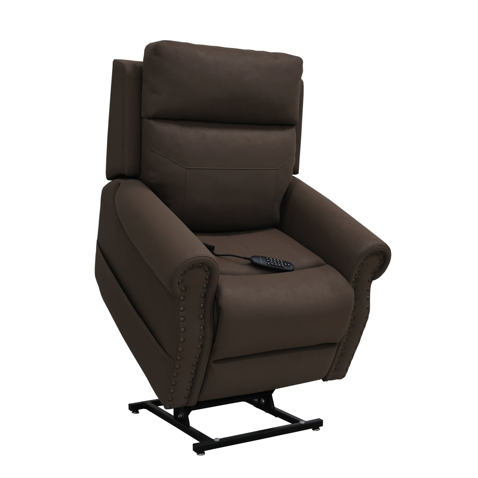 Flexsteel Rivo Power Lift Recliner w/ Power Headrest & Lumbar
