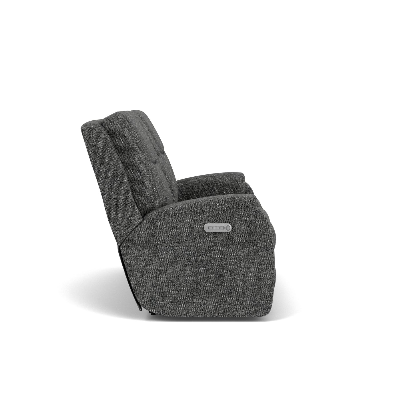 Flexsteel Penn Power Reclining Loveseat with Console & Power Headrests & Lumbar