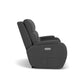 Flexsteel Strait Power Reclining Loveseat with Power Headrests