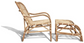 Riveria Arm Chair and Ottoman