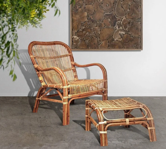 Riveria Arm Chair and Ottoman