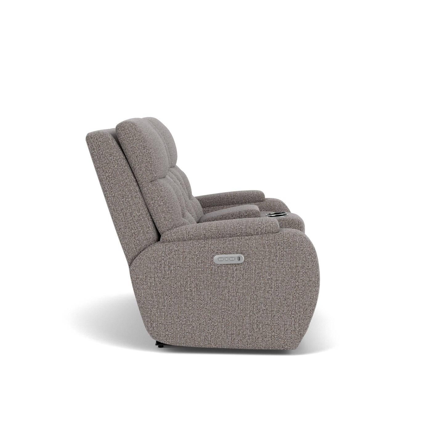 Flexsteel Strait Power Recliner with Power Headrest & Lumbar
