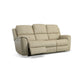 Flexsteel Henry Power Reclining Sofa with Power Headrests & Lumbar