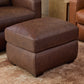 Flexsteel Hudson Leather Ottoman