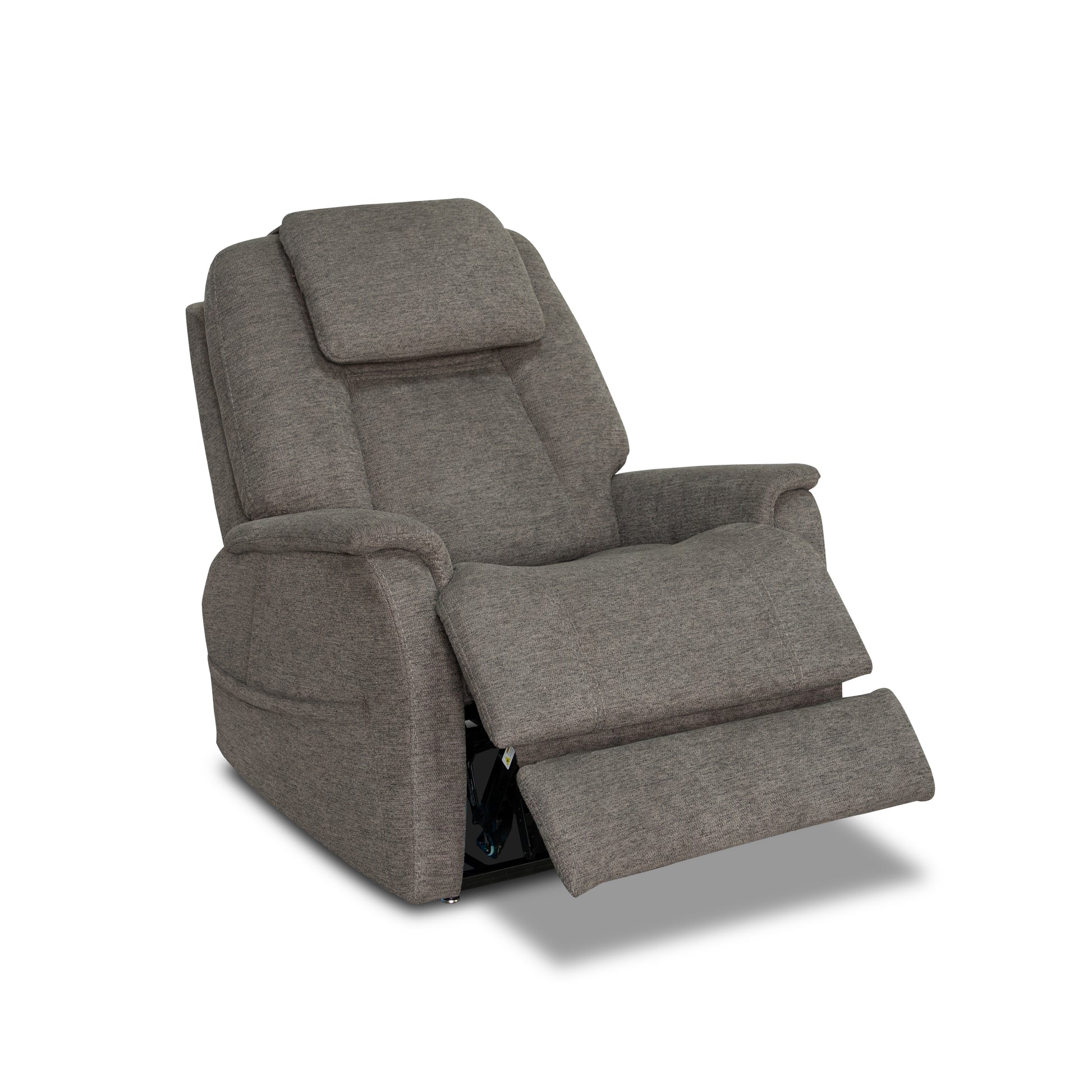 Flexsteel Zecliner Model 3+ Petite Power Sleep Chair with Power Headrest, Lumbar, Heat & Massage
