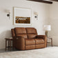 Flexsteel Henry Power Reclining Loveseat with Power Headrests & Lumbar