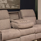 Flexsteel Porter Power Reclining Sofa with Console, Power Headrest, & Lumbar