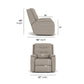 Flexsteel Arlo Power Rocking Recliner with Power Headrest & Lumbar