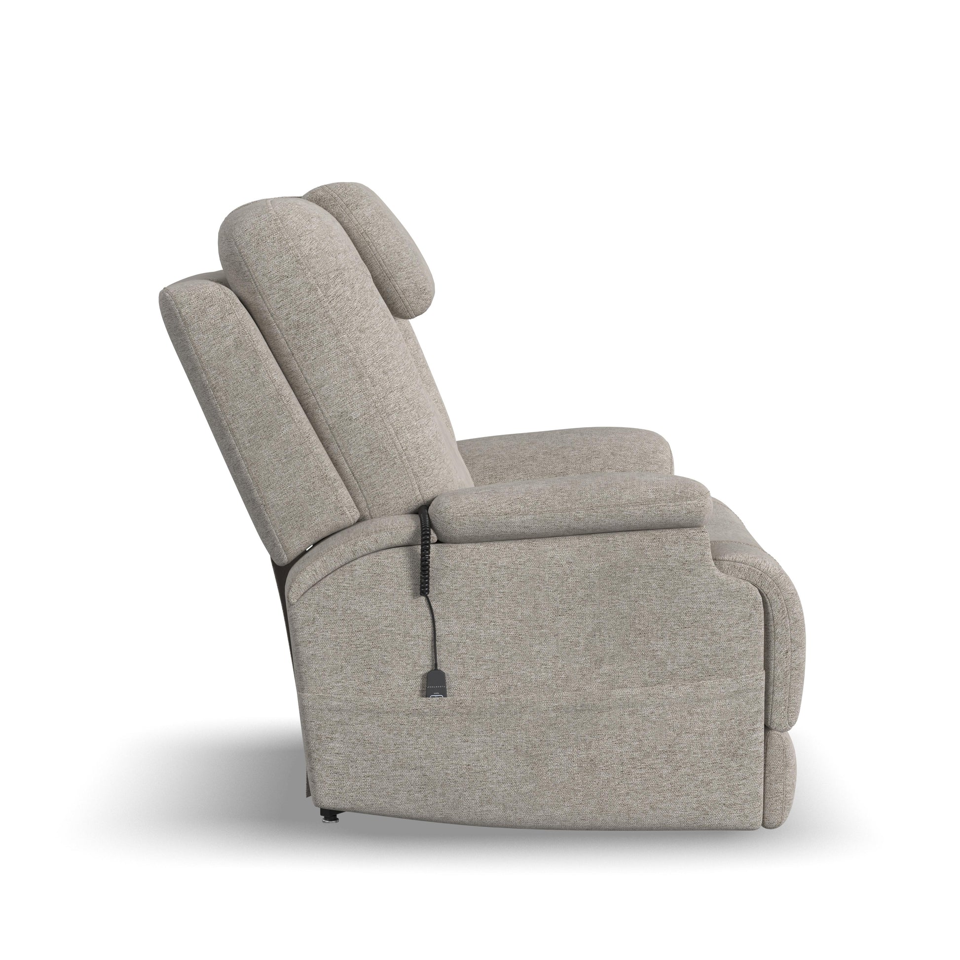 Flexsteel Zecliner Model 4+ Power Lift Recliner w/ Power Headrest & Lumbar, Heat & Massage