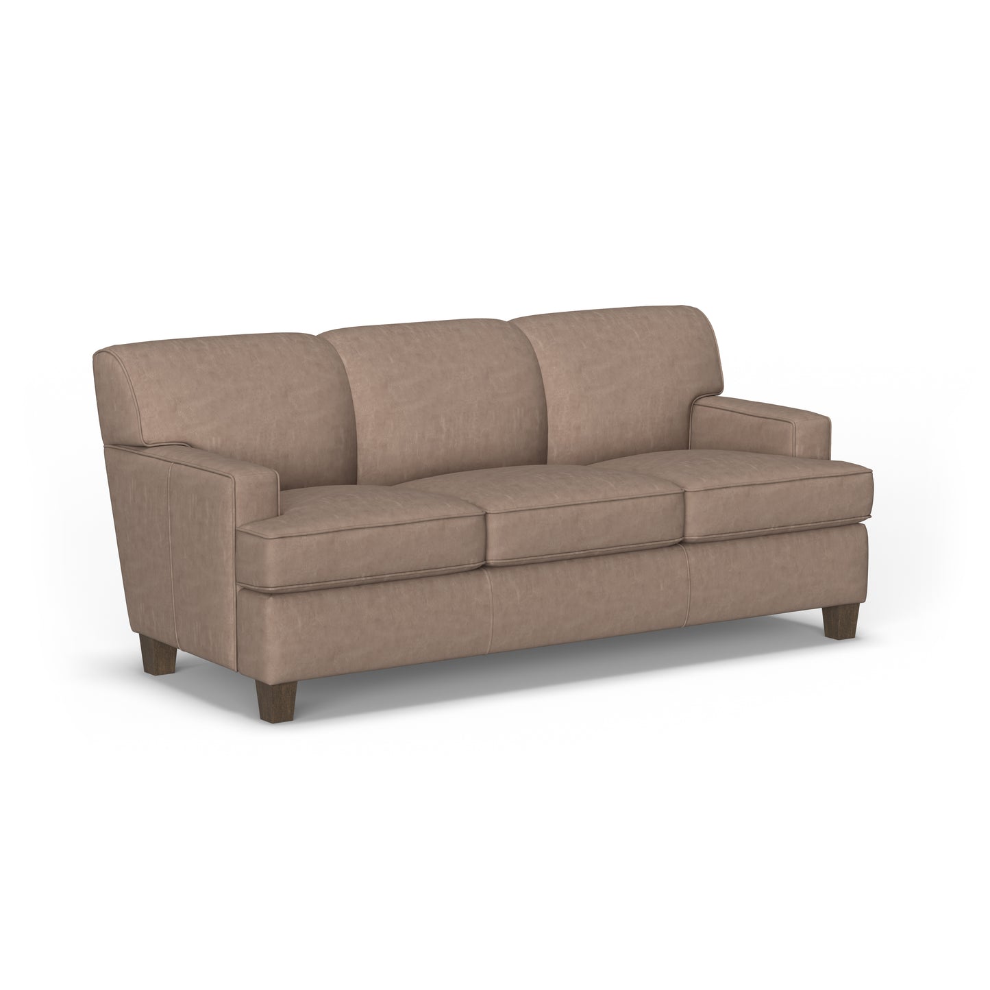 Dempsey Leather Sofa - Mushroom