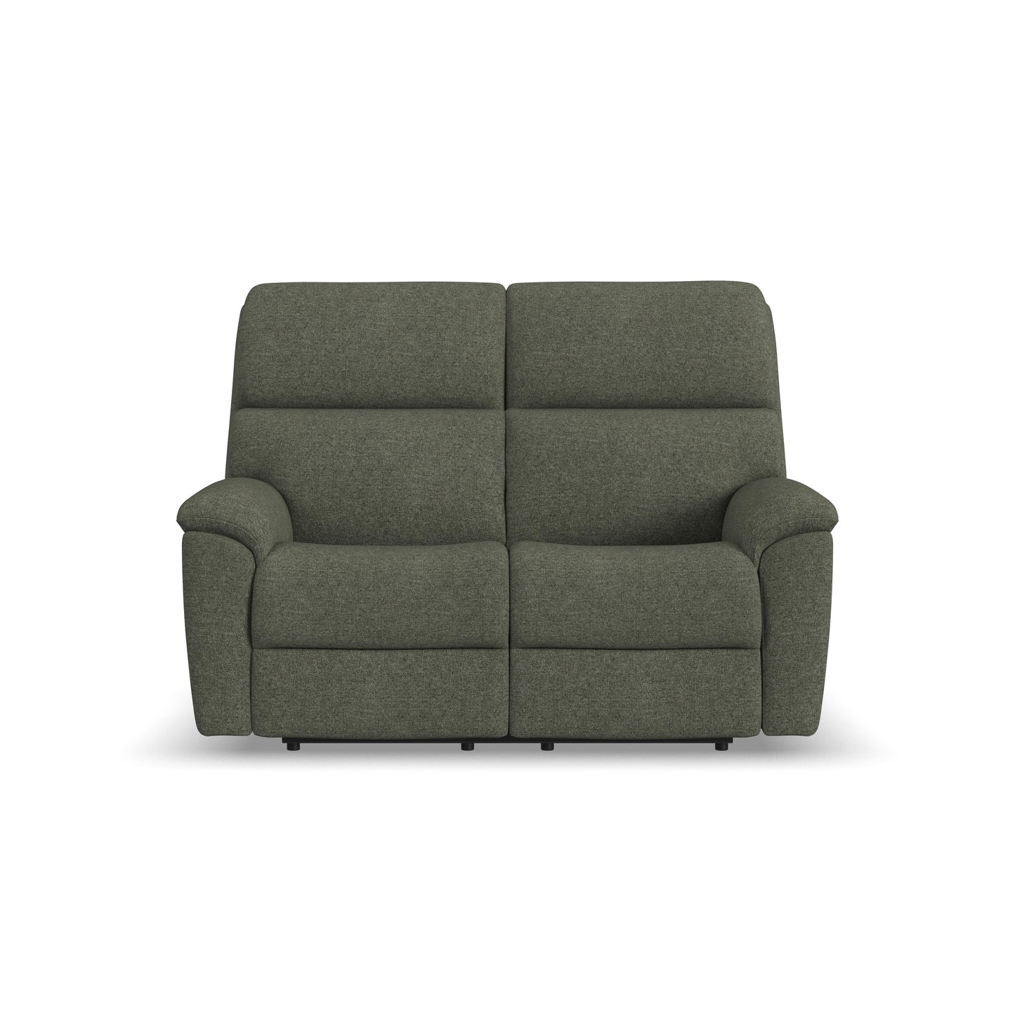 Flexsteel Porter Power Reclining Loveseat with Power Headrest & Lumbar