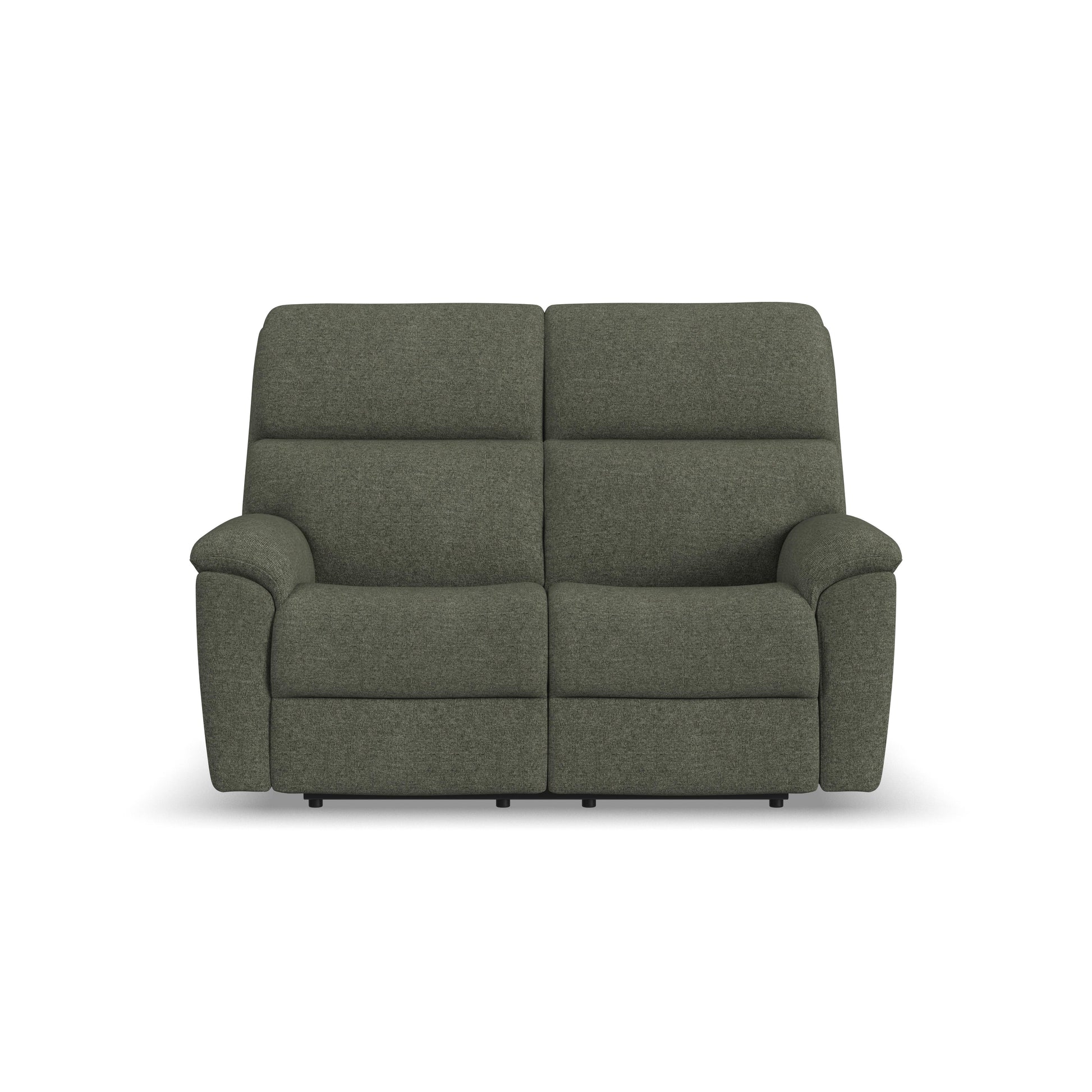 Flexsteel Porter Power Reclining Loveseat with Power Headrest & Lumbar