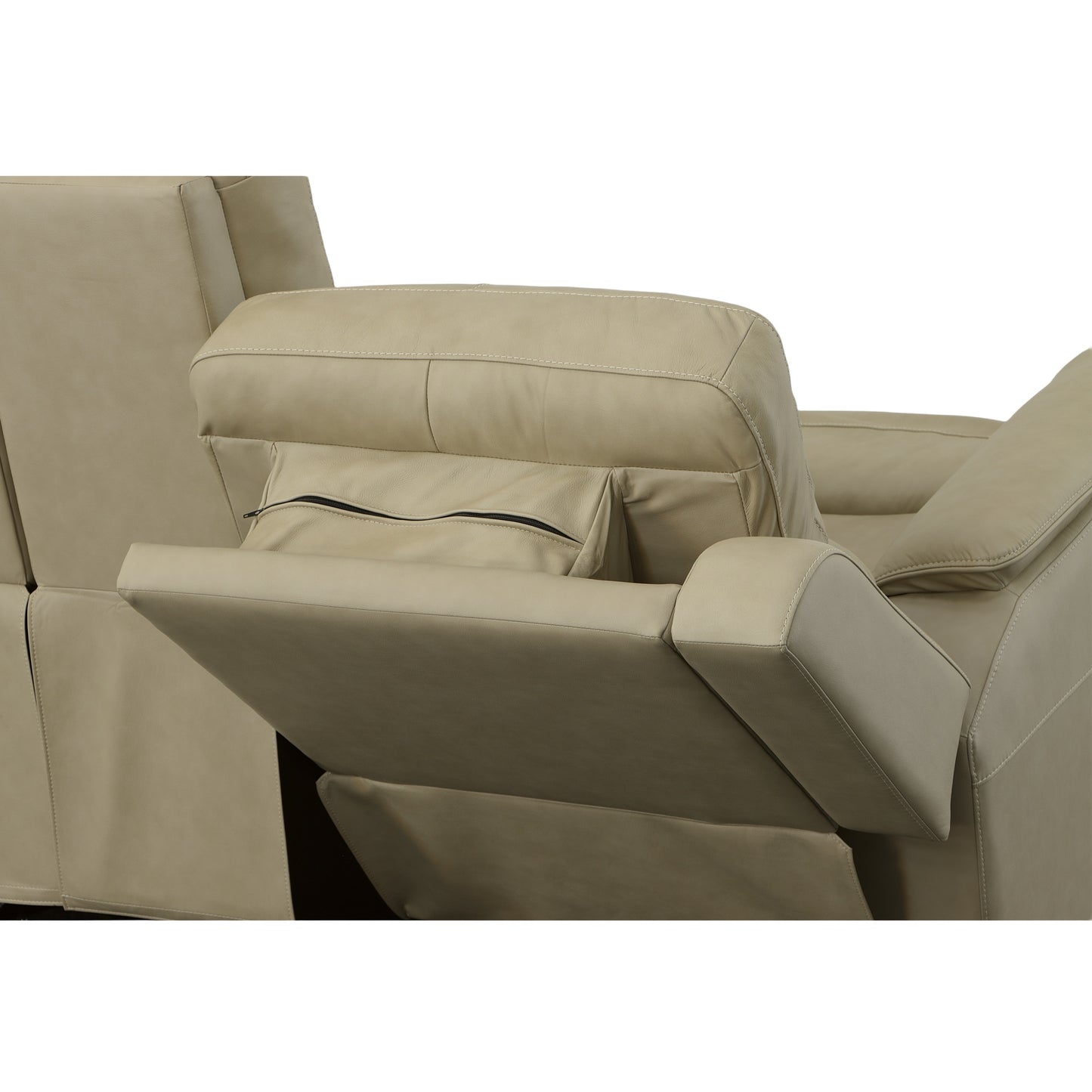 Flexsteel Henry Power Reclining Loveseat with Console & Power Headrests & Lumbar
