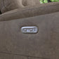 Flexsteel Strait Power Reclining Sofa with Power Headrests