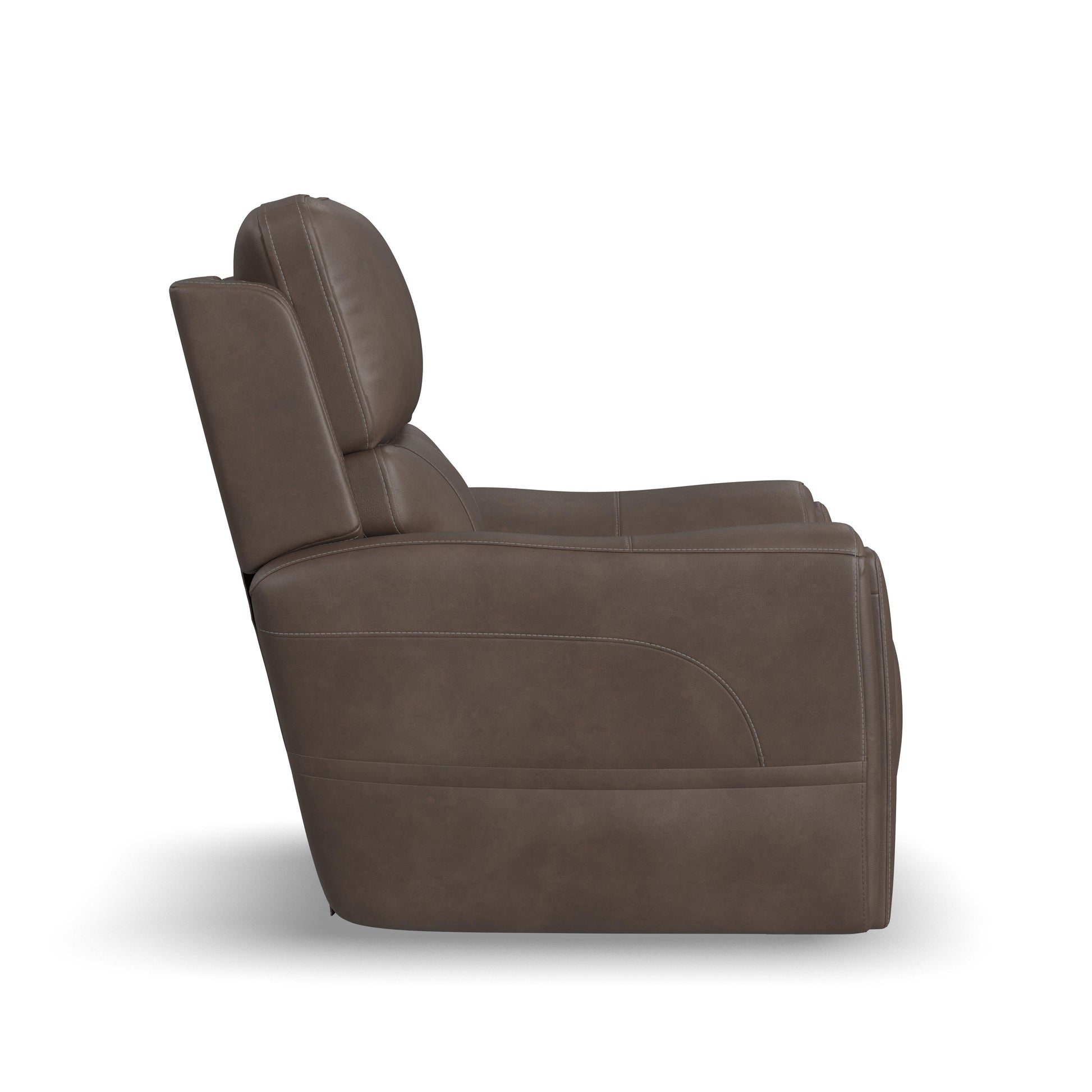 Flexsteel Carter Power Lift Recliner with Power Headrest, Lumbar, Heat & Massage