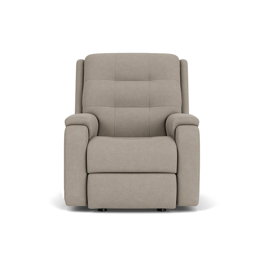 Flexsteel Arlo Power Rocking Recliner with Power Headrest & Lumbar