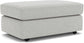 Flexsteel Vail Cocktail Ottoman with Casters