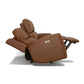 Flexsteel Linden Leather Power Reclining Sofa with Power Headrests & Lumbar