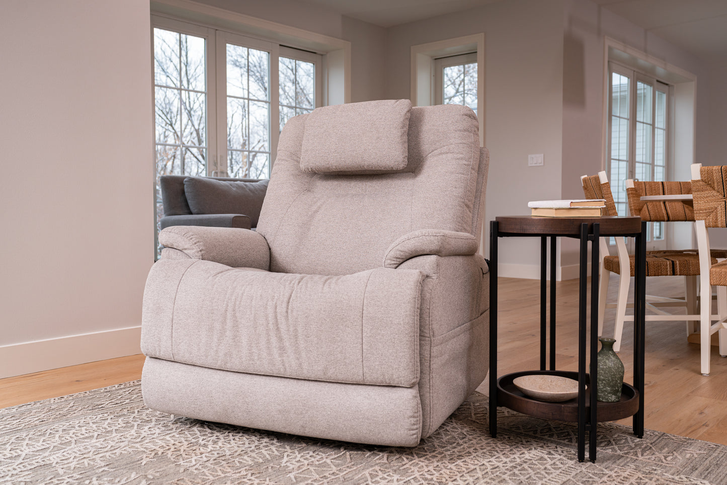 Flexsteel Zecliner Model 2 Power Sleep Recliner with Power Headrest & Lumbar
