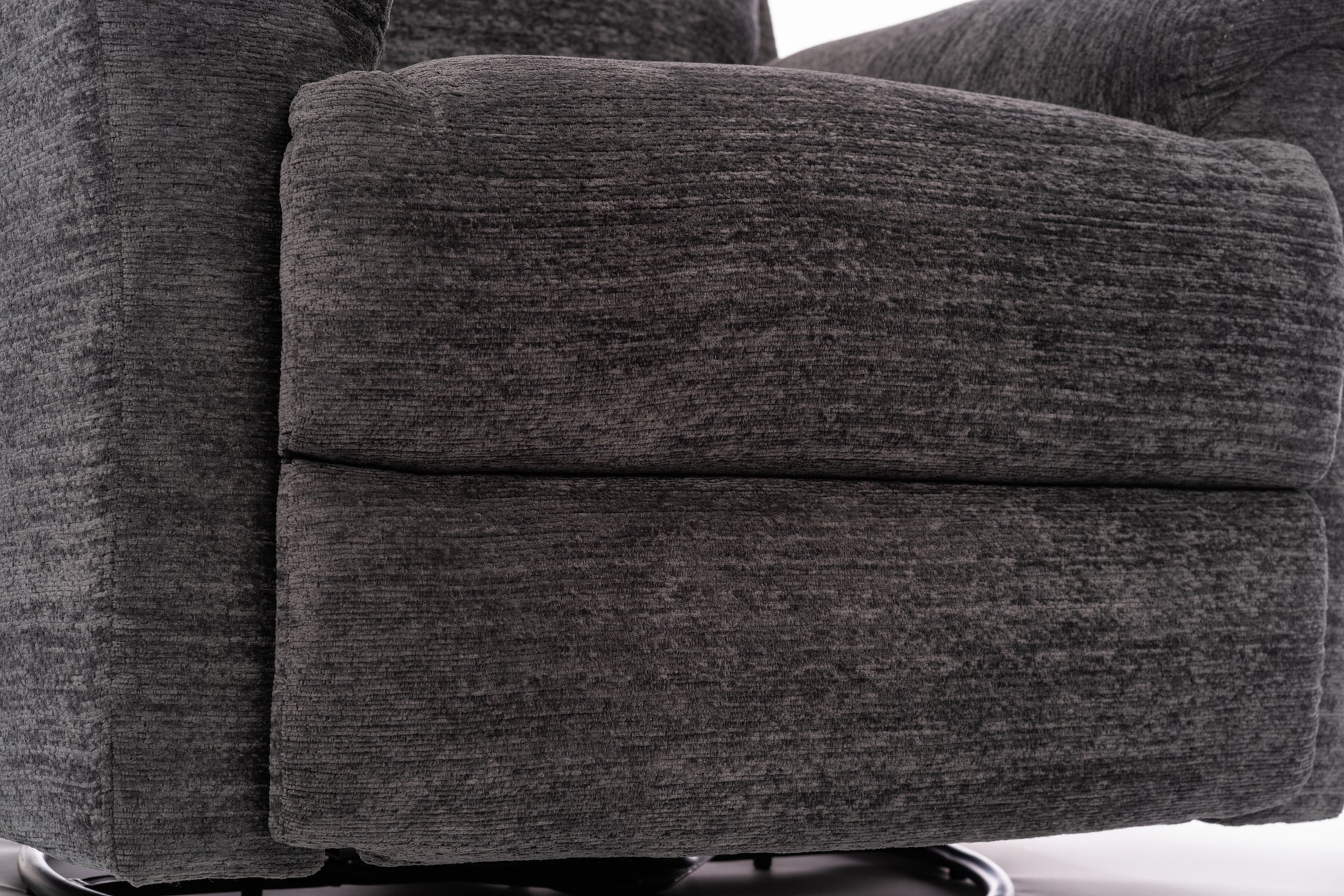 Flexsteel Sophisticated Power Swivel Gliding Recliner with Power Headrest & Lumbar