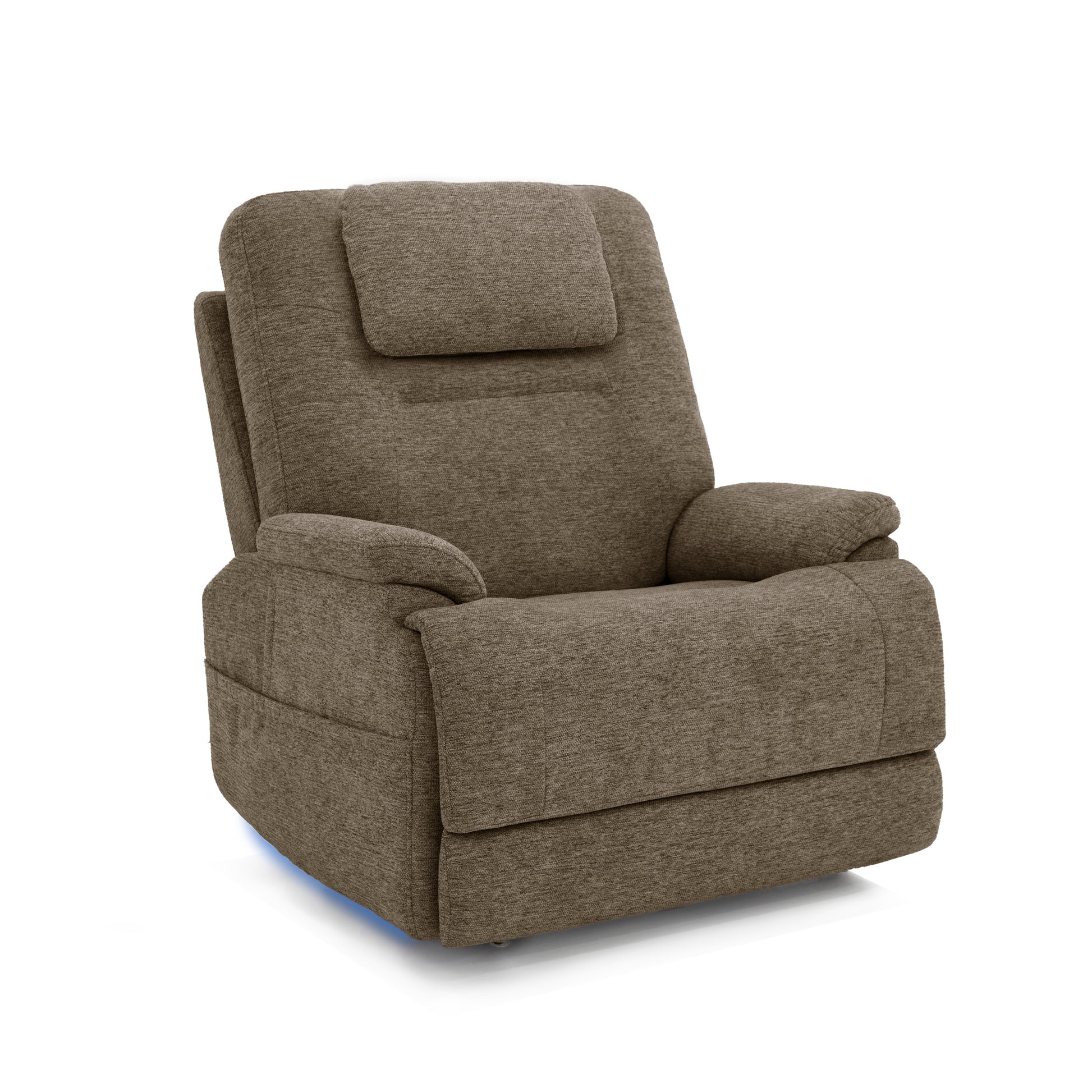 Flexsteel Zecliner Model 2+ Power Lift Sleep Recliner with Power Headrest, Lumbar, Heat & Massage