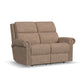 Flexsteel Bernard Power Reclining Loveseat with Power Headrest & Lumbar