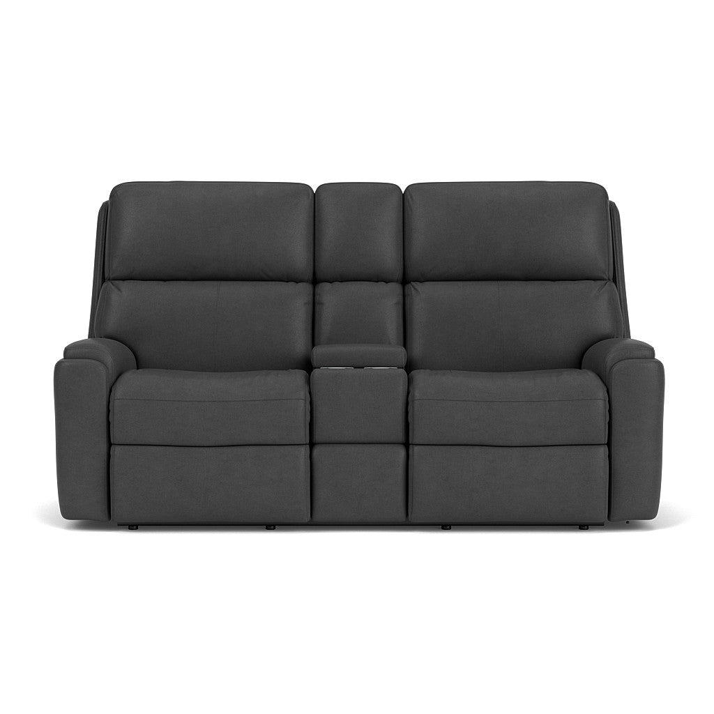 Flexsteel Rio Reclining Loveseat with Console