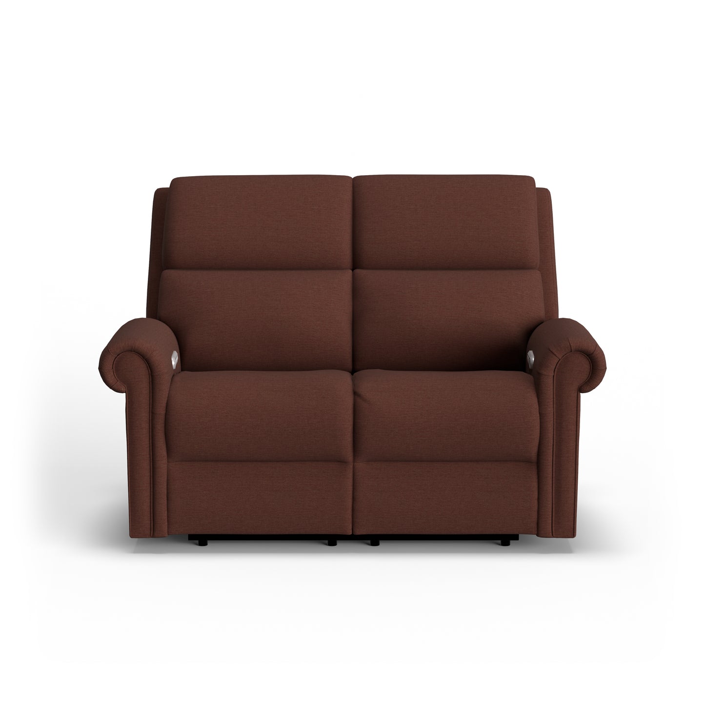 Flexsteel Bernard Power Reclining Loveseat with Power Headrest & Lumbar