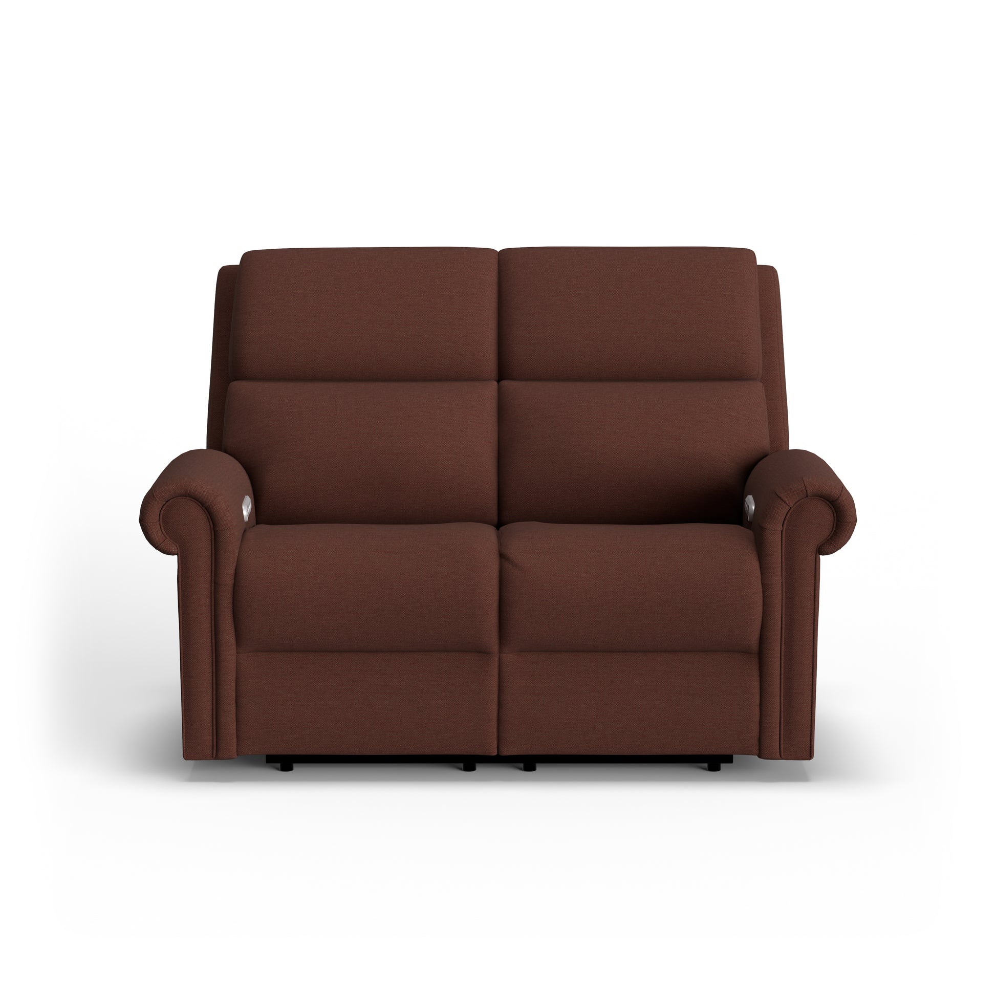 Flexsteel Bernard Power Reclining Loveseat with Power Headrest & Lumbar