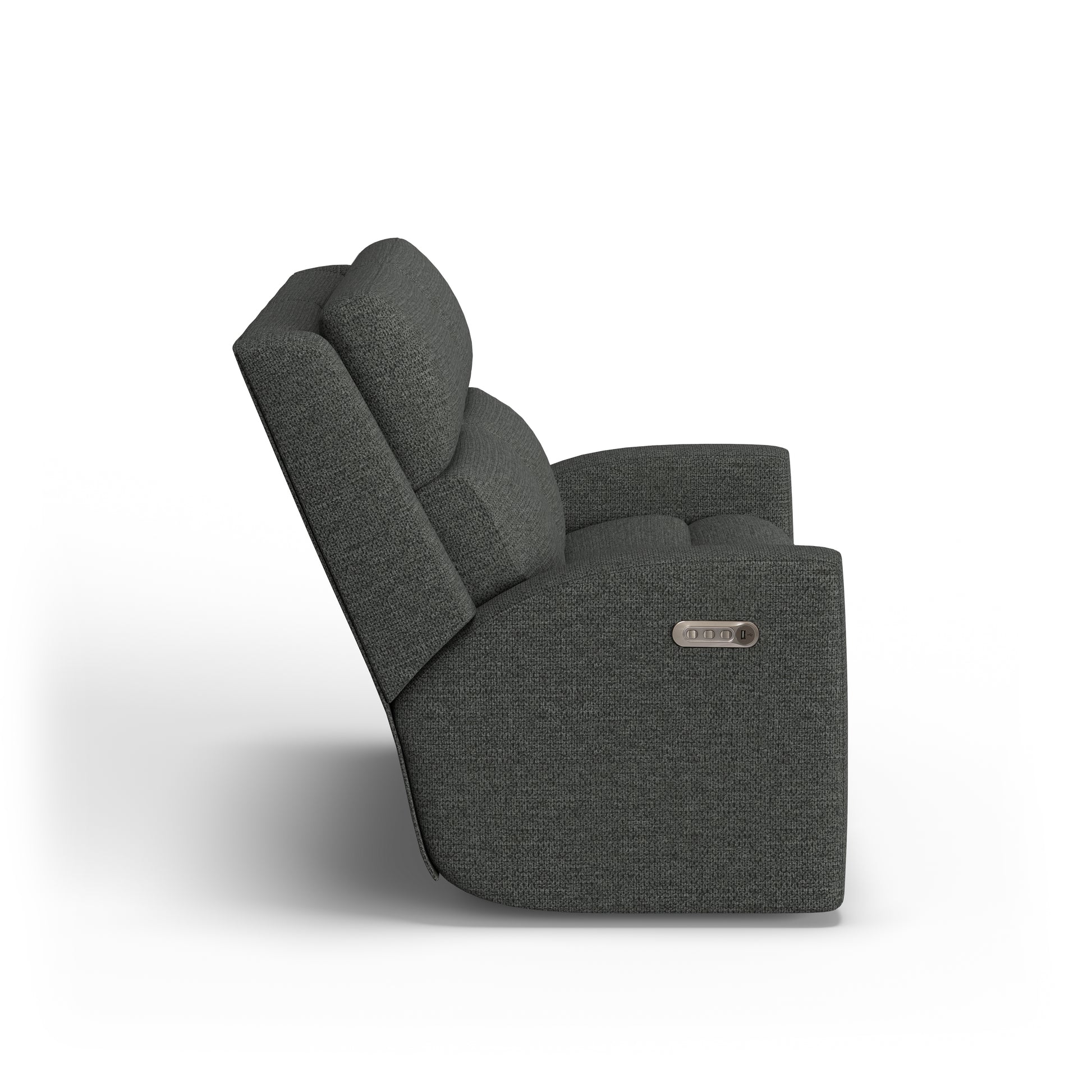 Flexsteel Score Power Reclining Loveseat with Power Headrests & Lumbar