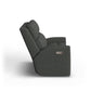 Flexsteel Score Power Reclining Loveseat with Power Headrests & Lumbar