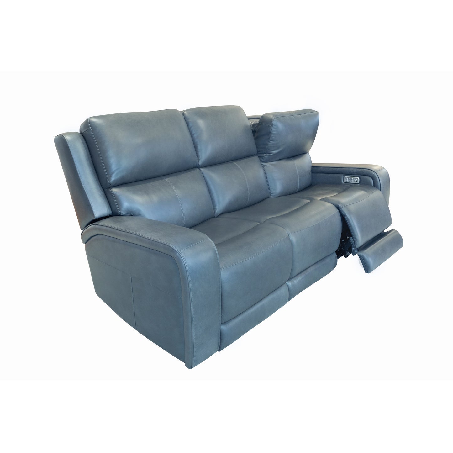 Flexsteel Oasis Power Reclining Sofa with Power Headrests, Lumbar, Heat & Massage